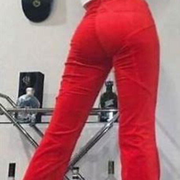 Revice Denim Venus Flares in Mars Bar - Picture 5 of 6